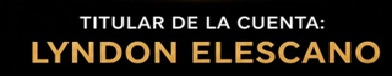 Titular de cuenta